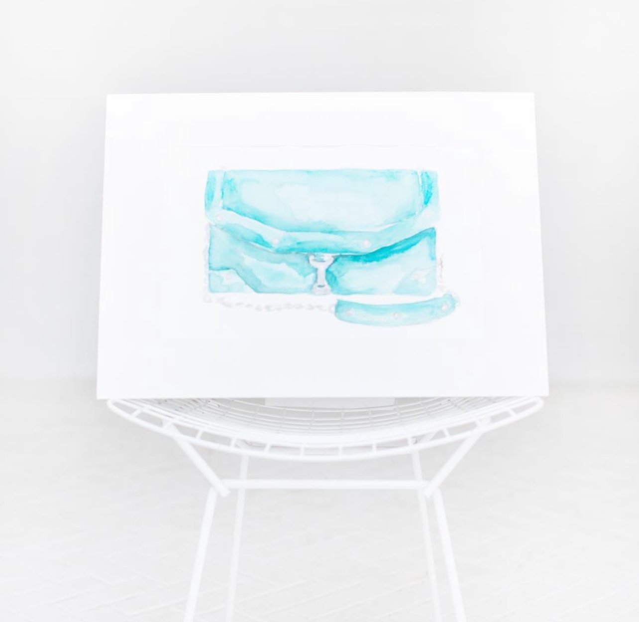Green Purse Illustration by Carrie Beth