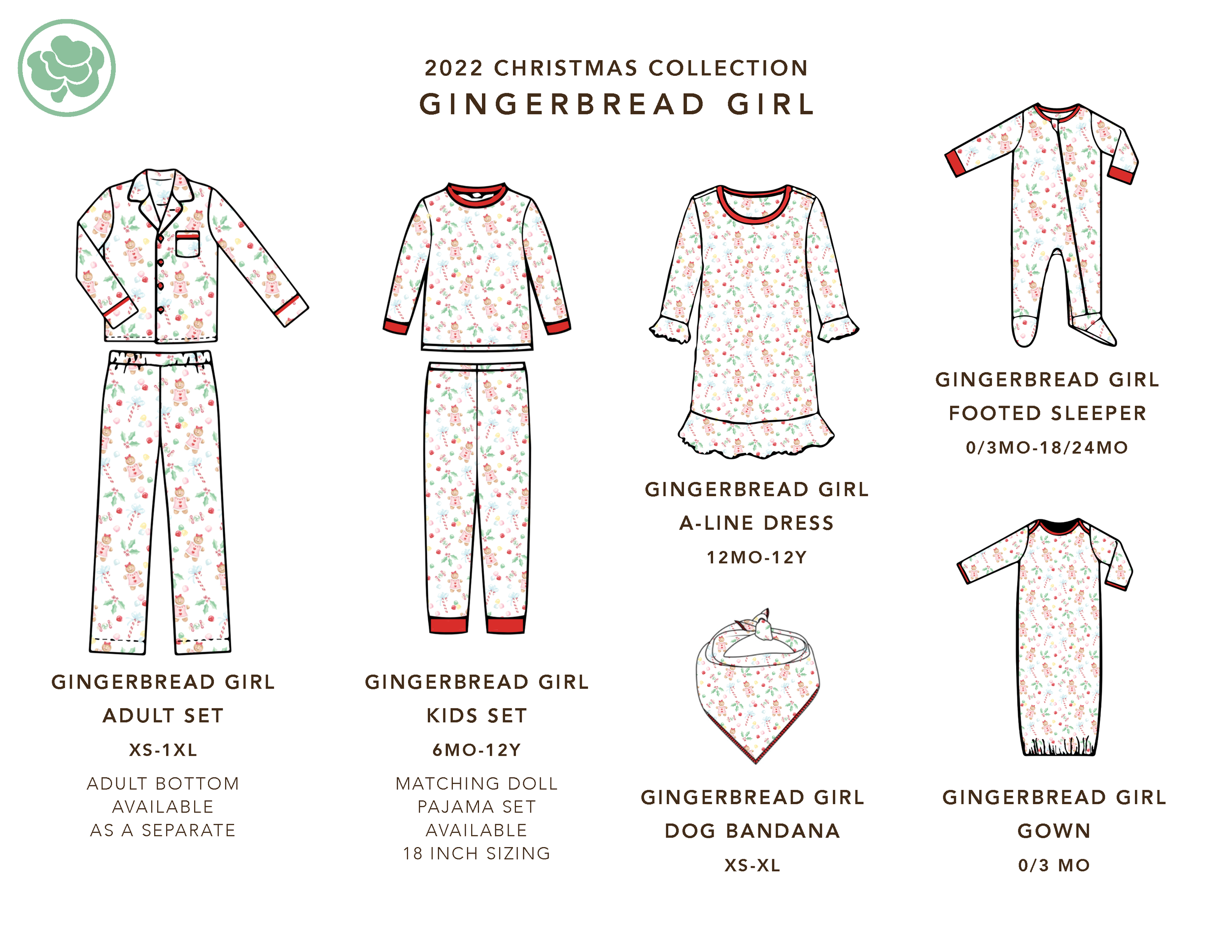 Blossom Blanks Holiday 2022 Line Sheet Sample by Carrie Beth