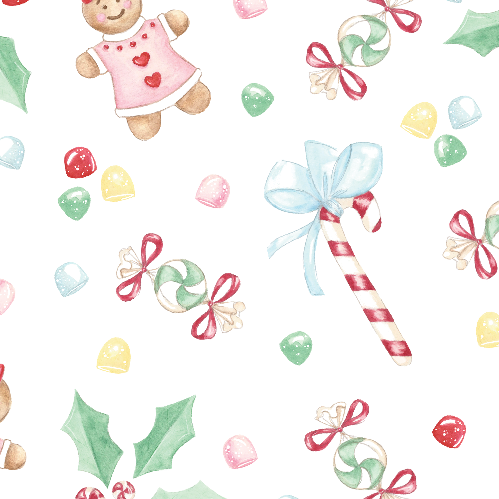 Blossom Blanks Holiday Pattern Color by Carrie Beth