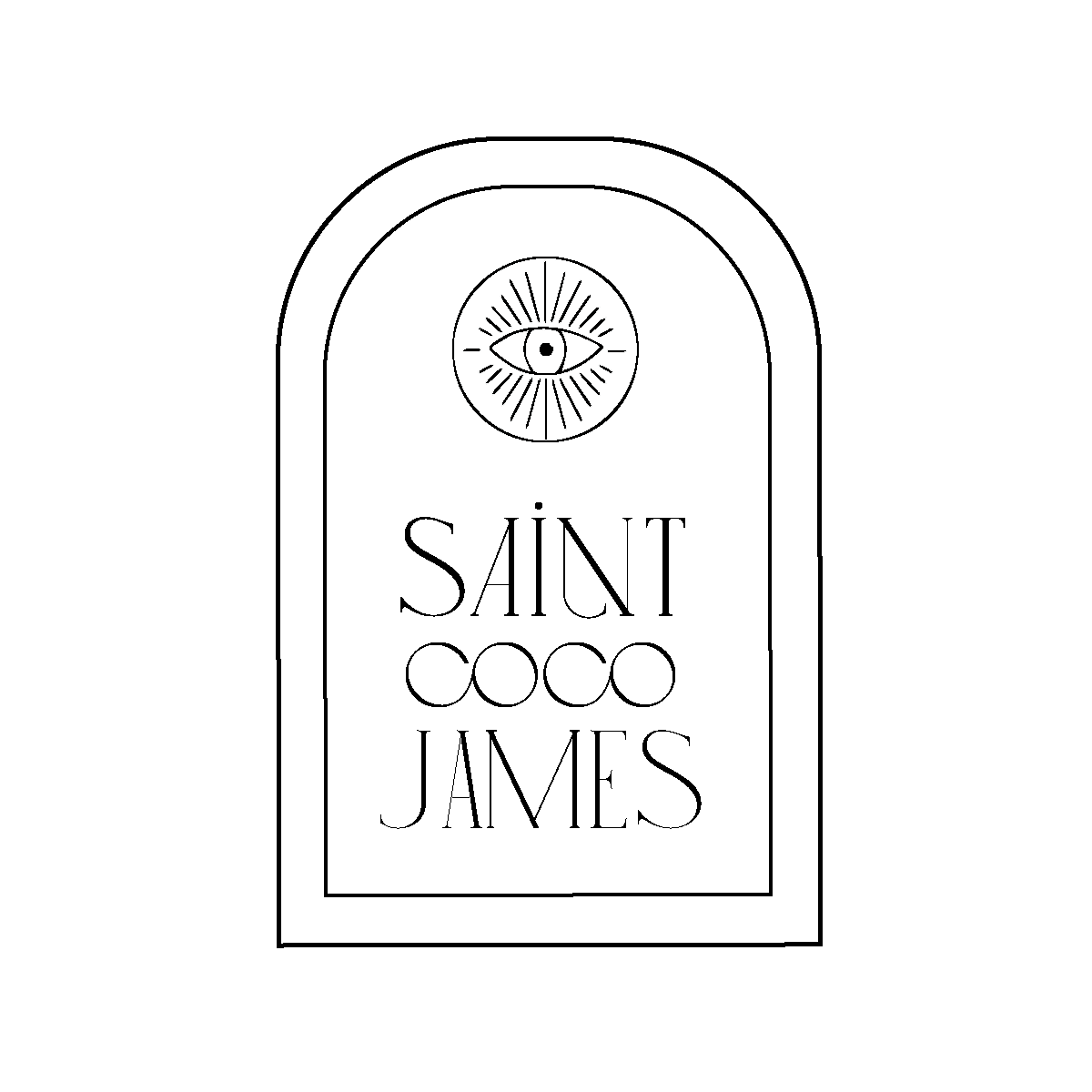 Saint Coco James Logo by Carrie Beth Champion