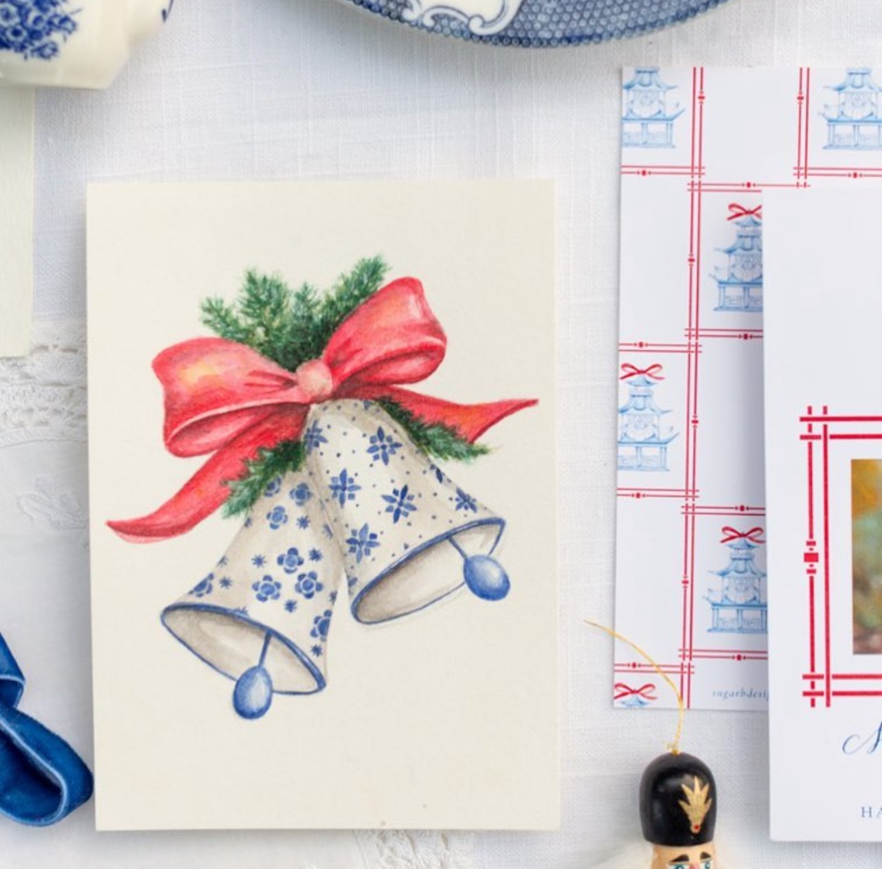 Christmas Bells Illustration by Carrie Beth