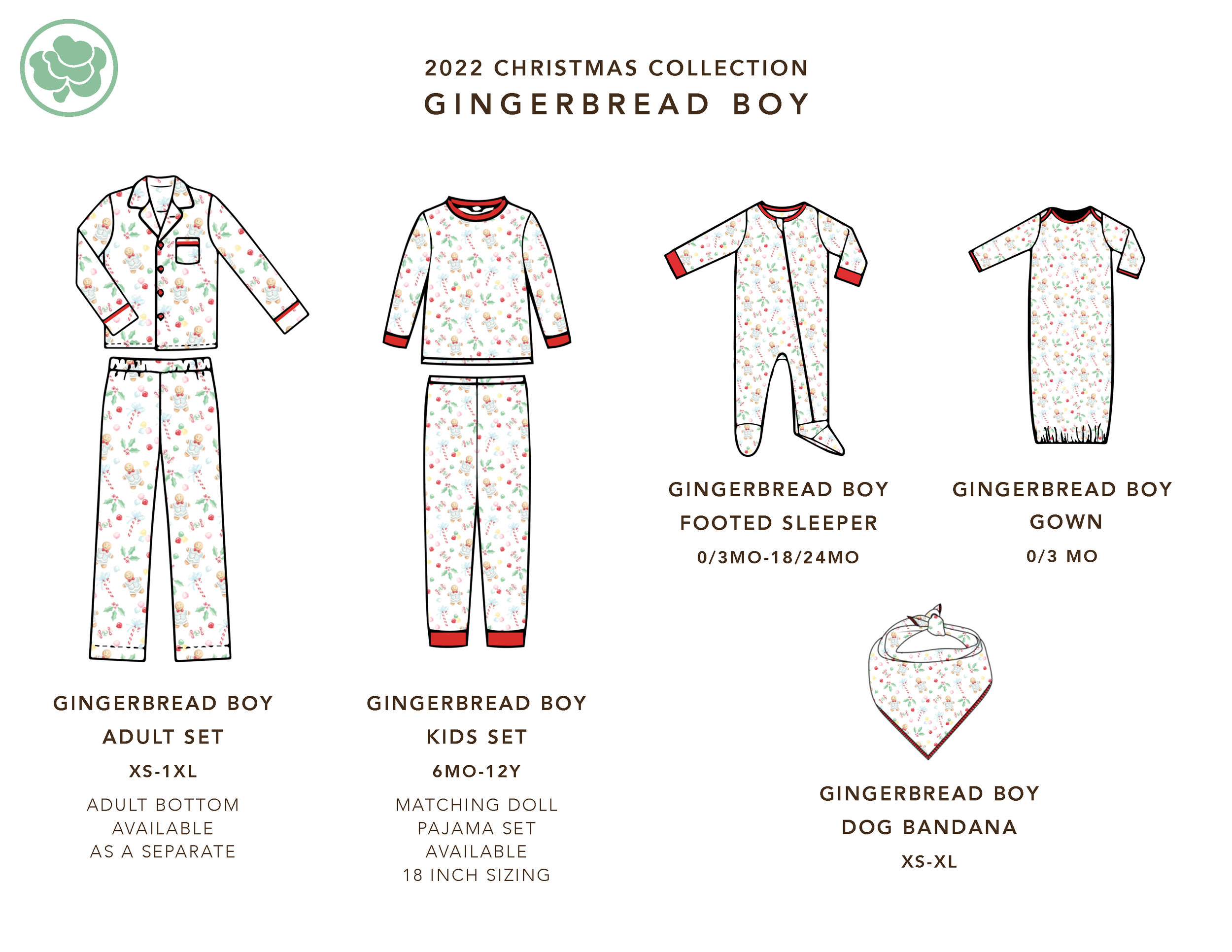 Blossom Blanks Holiday 2022 Line Sheet by Carrie Beth