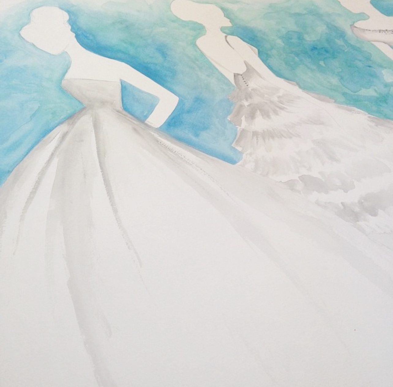 Watercolor Fashion Illustration by Artist Carrie Beth