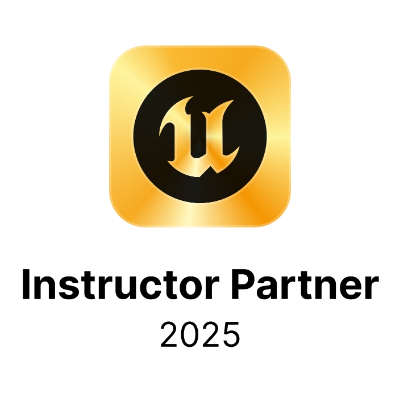 Unreal Engine logo with a black 'U' inside a gold rounded square.