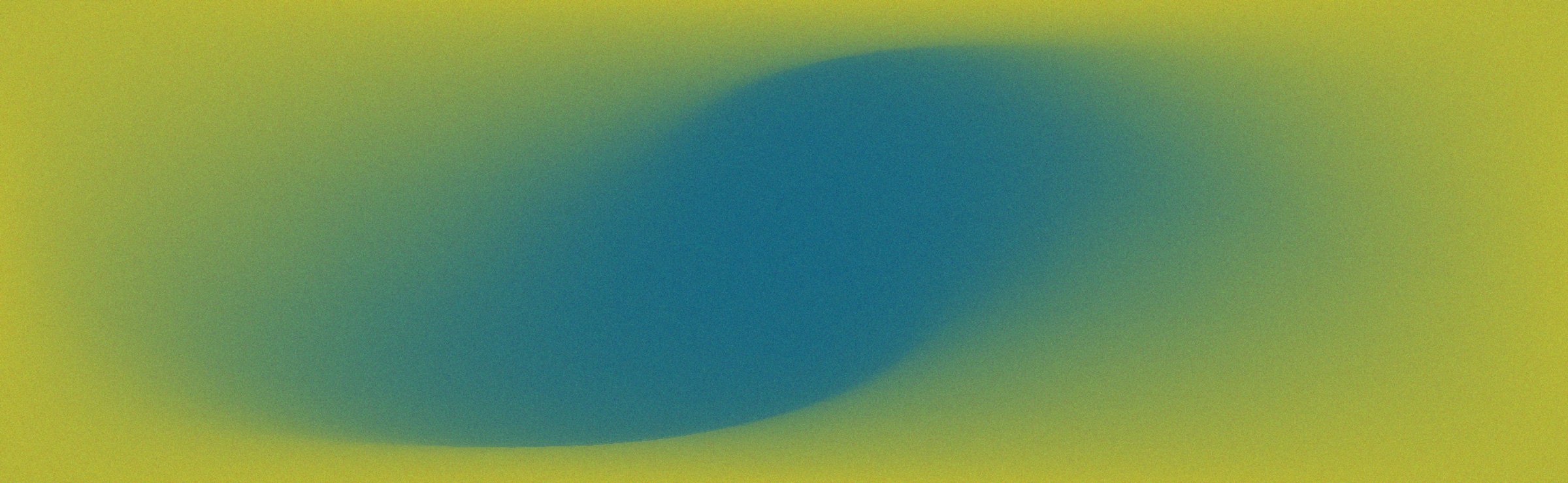 Abstract image with yellow background and a blue oval shape in the center.