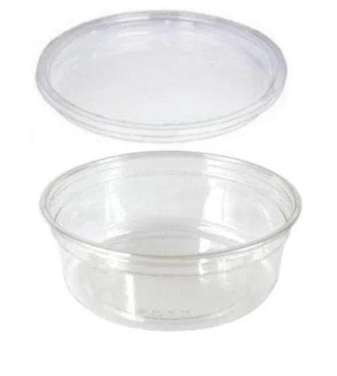 8 oz Plastic Soup Containers (240/Case Combo)