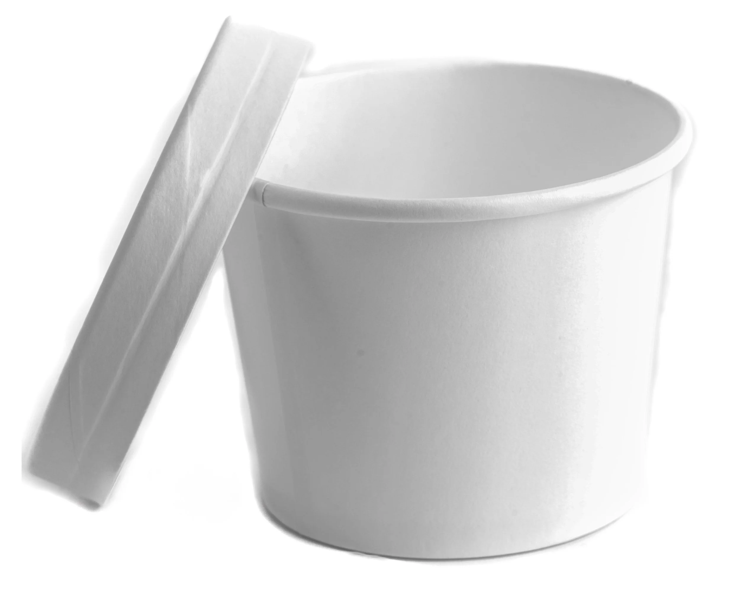 8 oz Paper Food Containers (250/Case Combo)