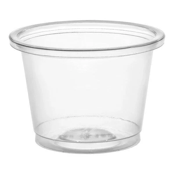1 oz Plastic Soufflé Cups (2500/Case)