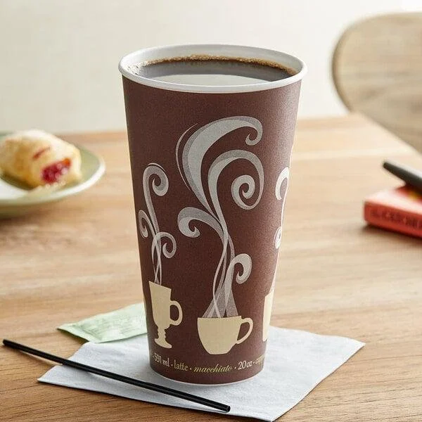 20 oz Printed Paper Coffee Cups (1000/Case)