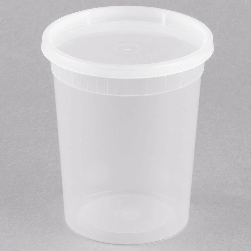 32 oz Plastic Soup Containers (Combo)