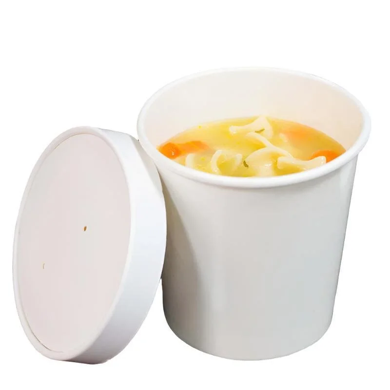 16 oz Paper Food Containers (250/Case Combo)