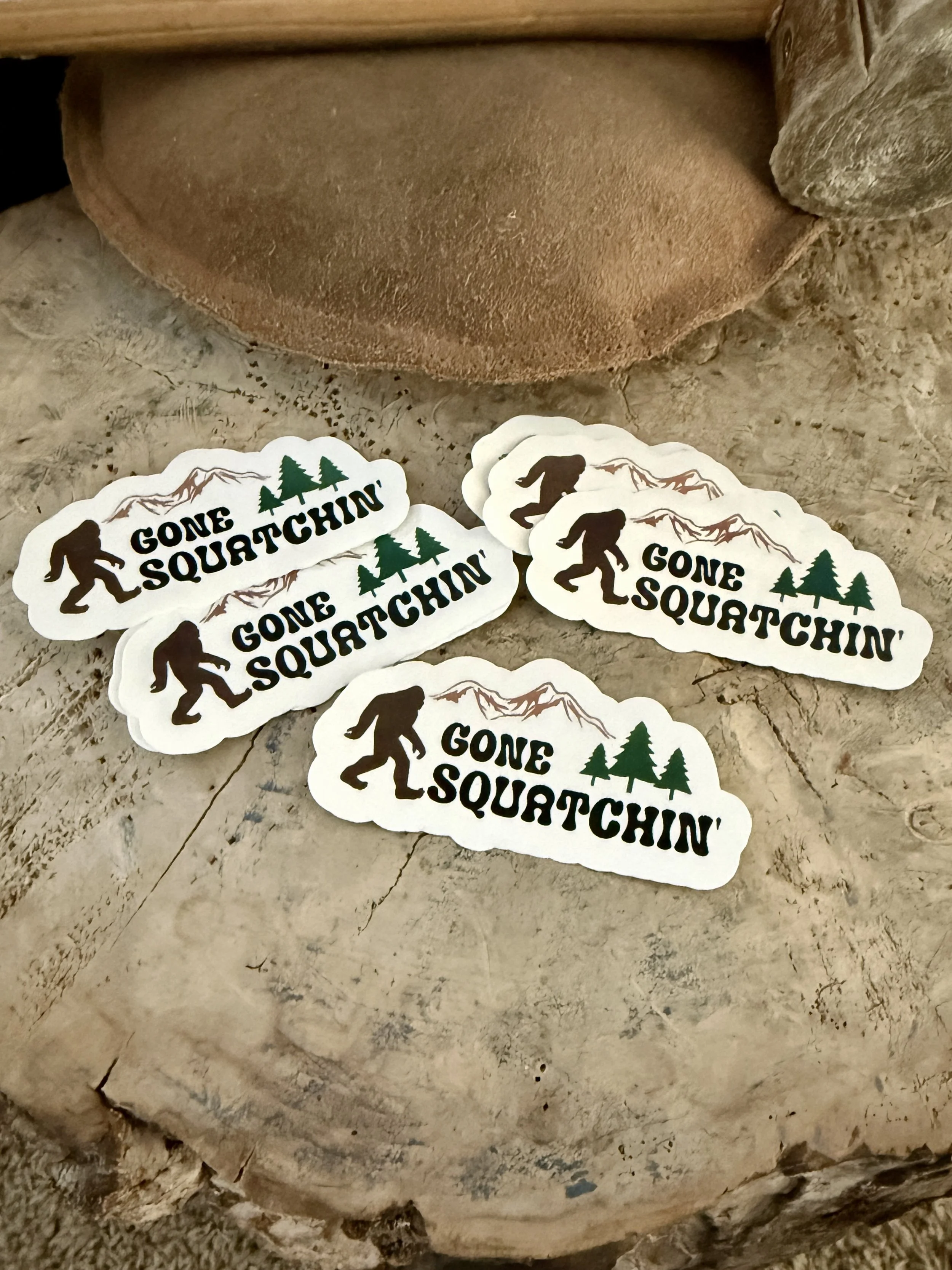 M7 Trading Post | M7 | Gone Squatchin Sticker | Sticker | Sasquatch Sticker | Water Bottle Sticker | Laptop Sticker
