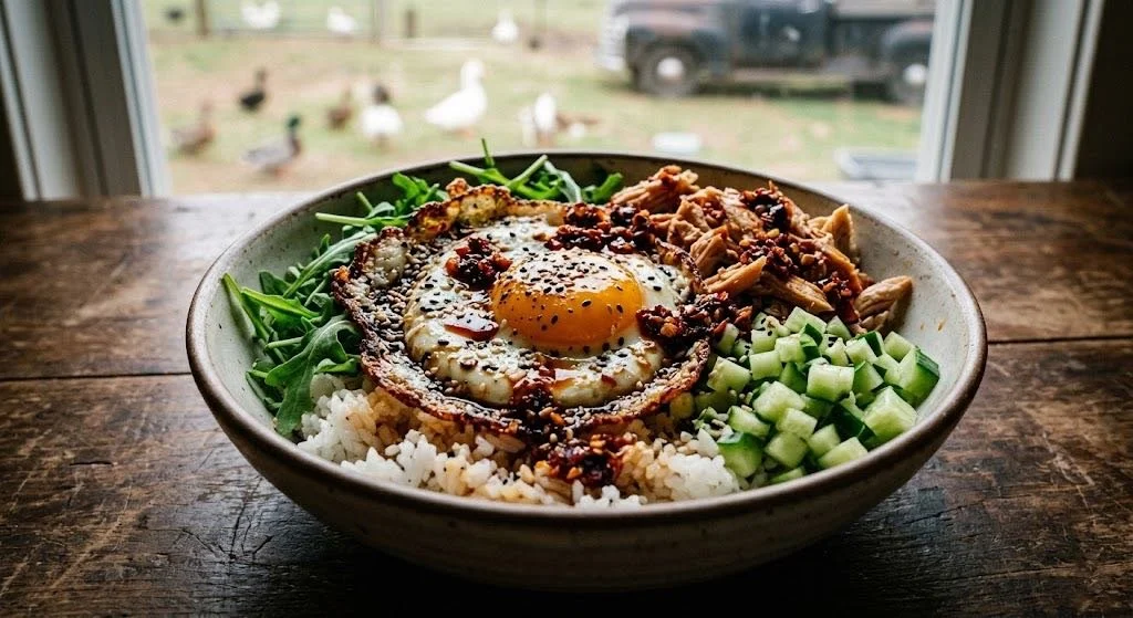 the crispy chili crisp power bowl