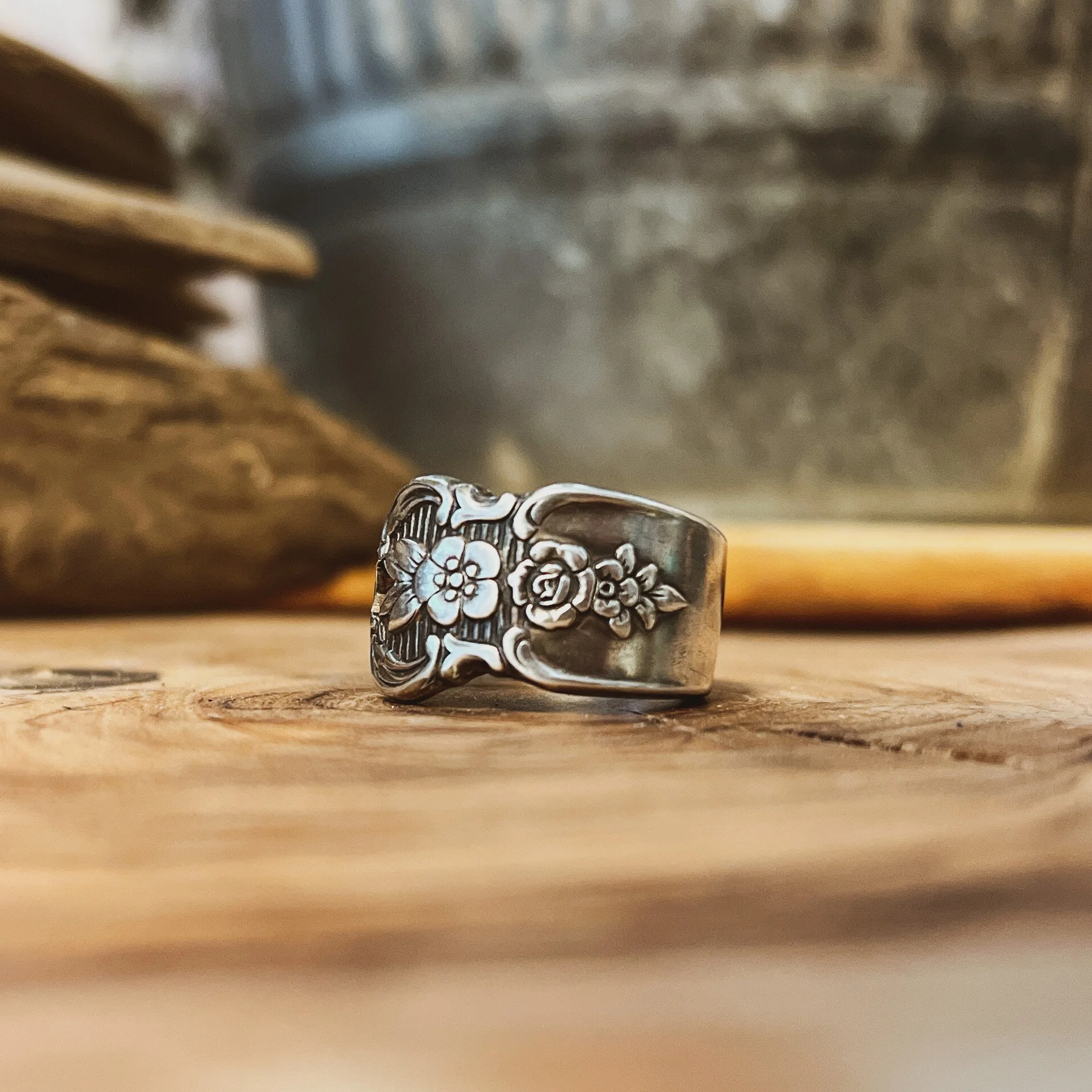 M7 Trading Post | M7 | Spoon Rings | Silverplate Spoon Rings | Handmade Jewelry | Idaho Falls