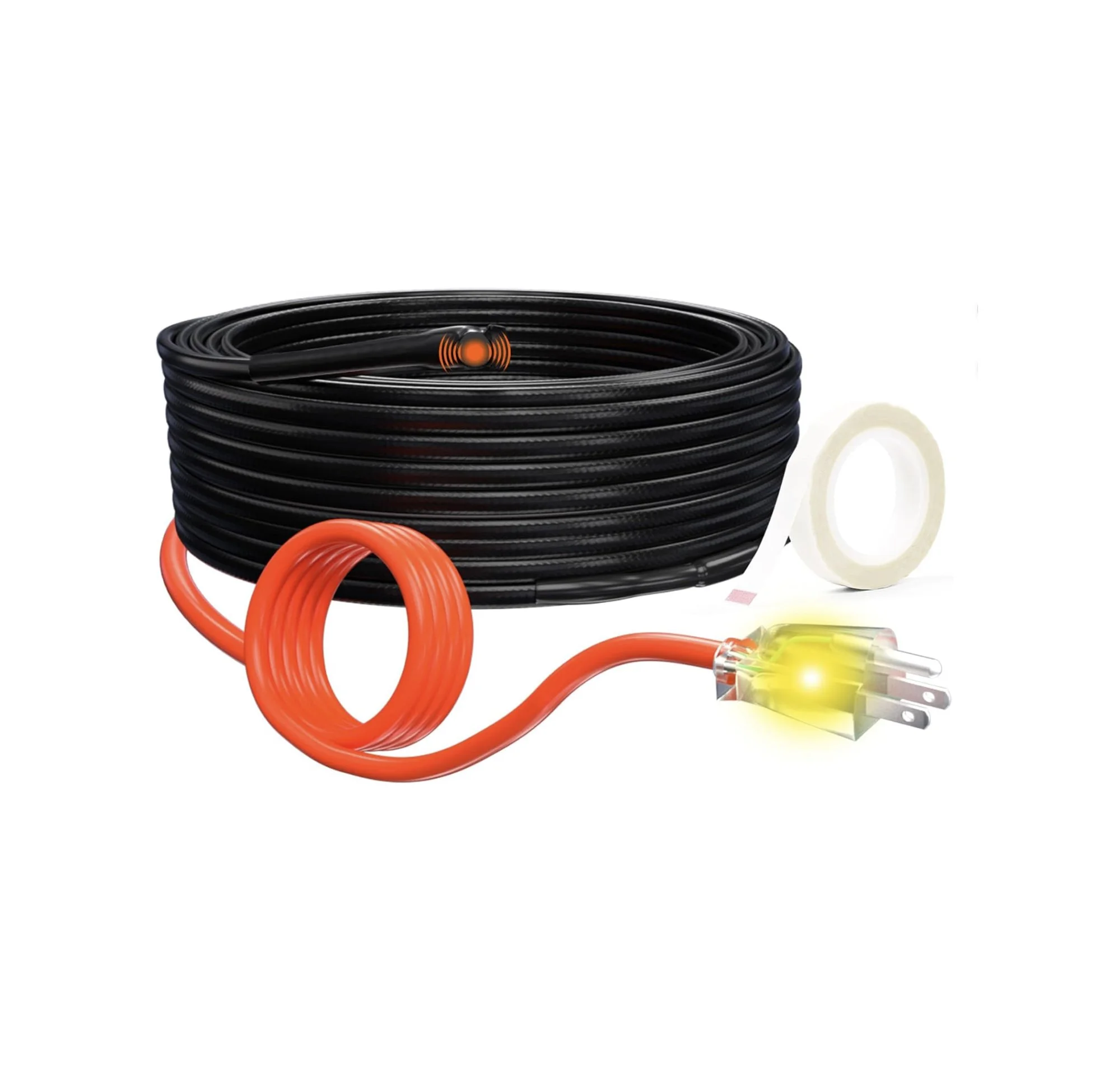 M7 Trading Post recommended HEATIT 15ft pipe heat tape with energy-saving thermostat for winter freeze protection.