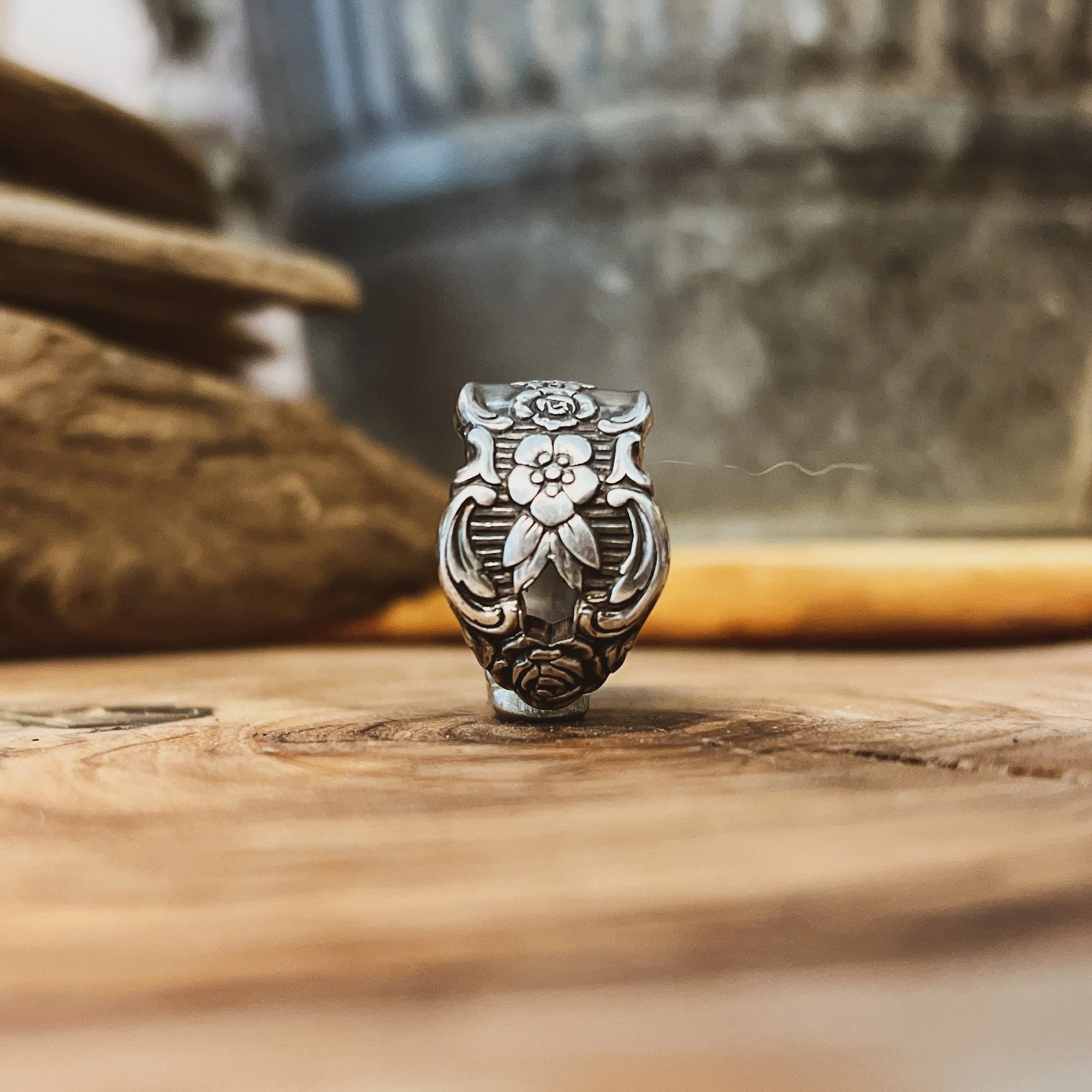 M7 Trading Post | M7 | Spoon Rings | Silverplate Spoon Rings | Handmade Jewelry | Idaho Falls