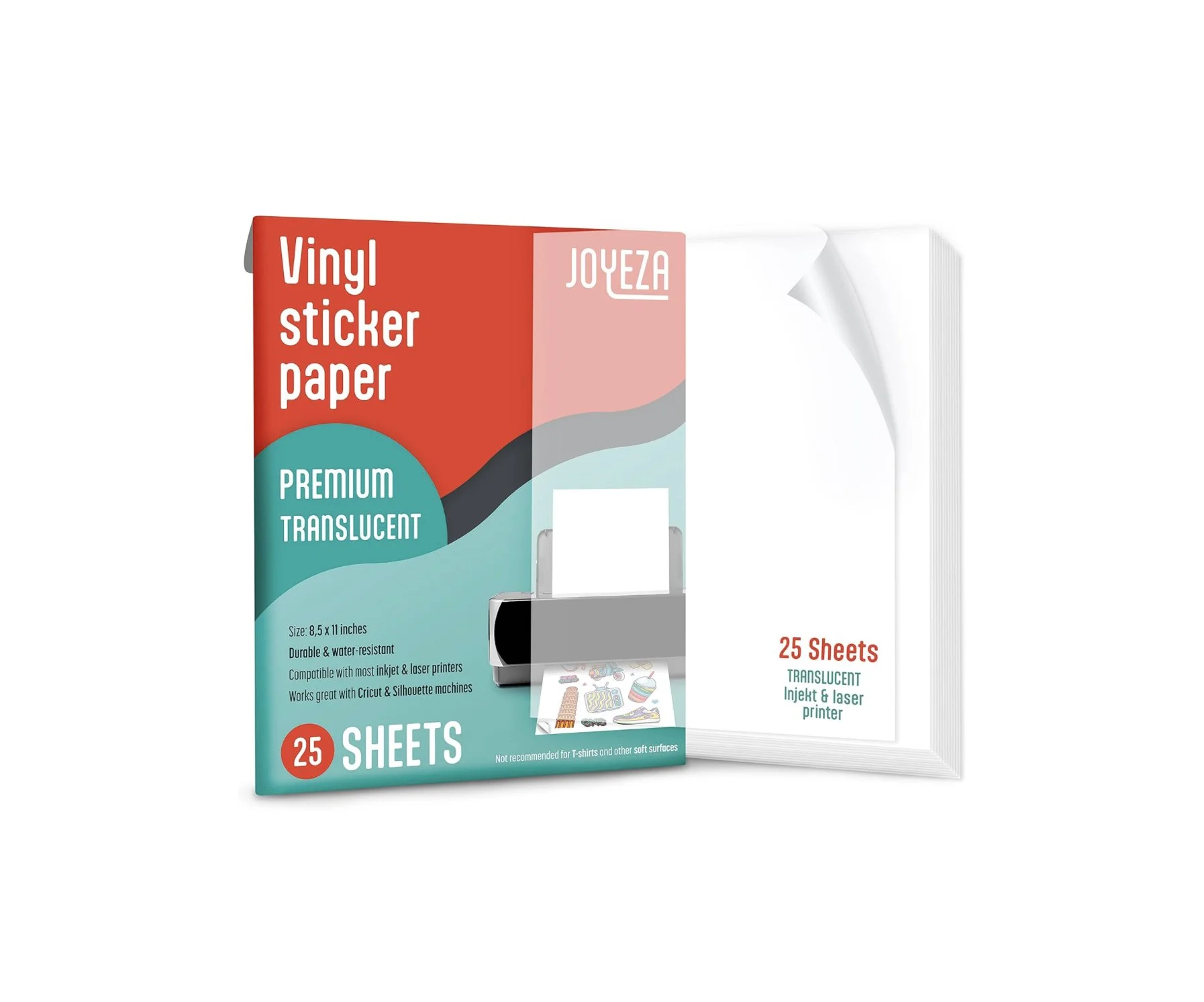 M7 Trading Post recommended Avery full-sheet printable shipping labels in matte clear for professional product branding.