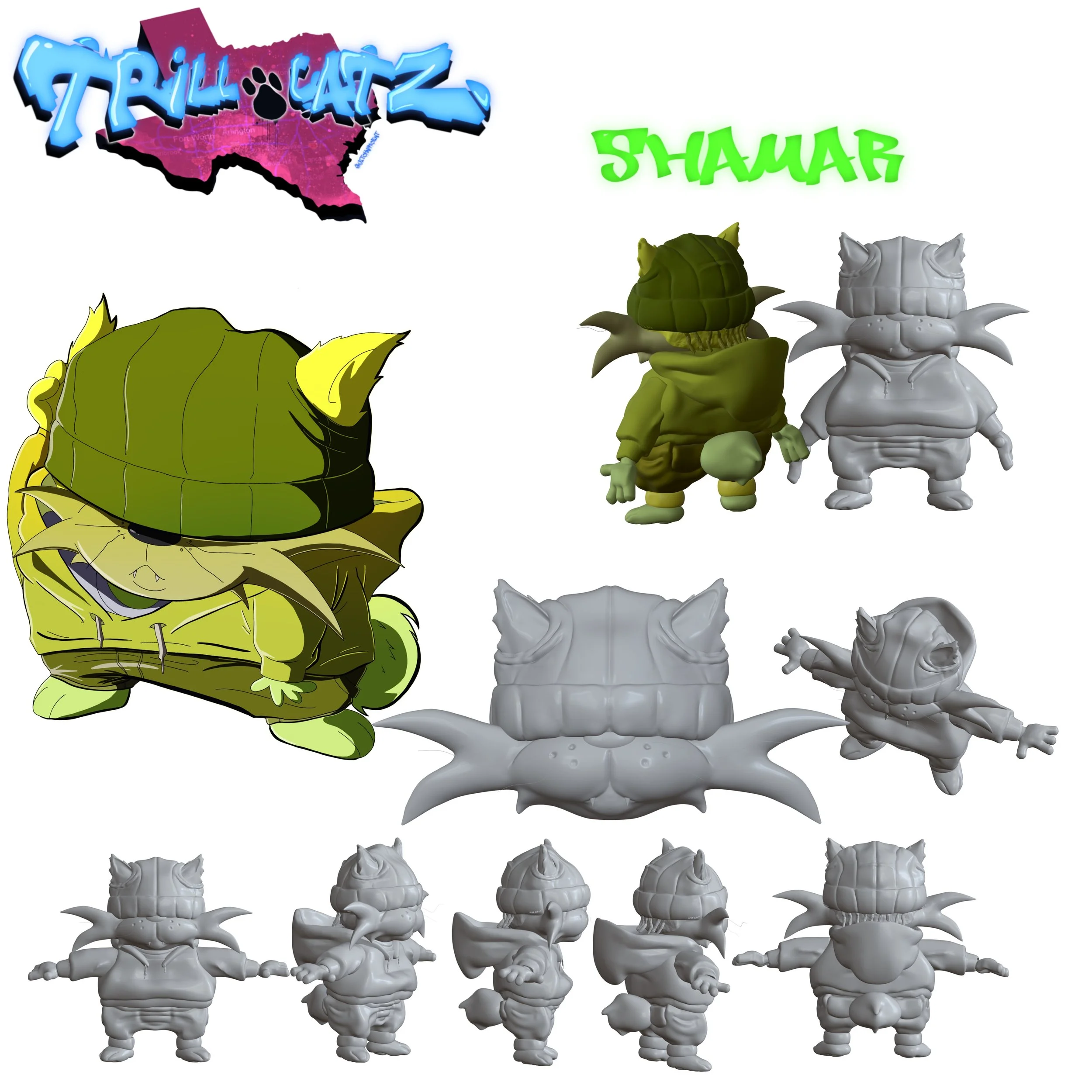 3d model Shamar beta version 2025