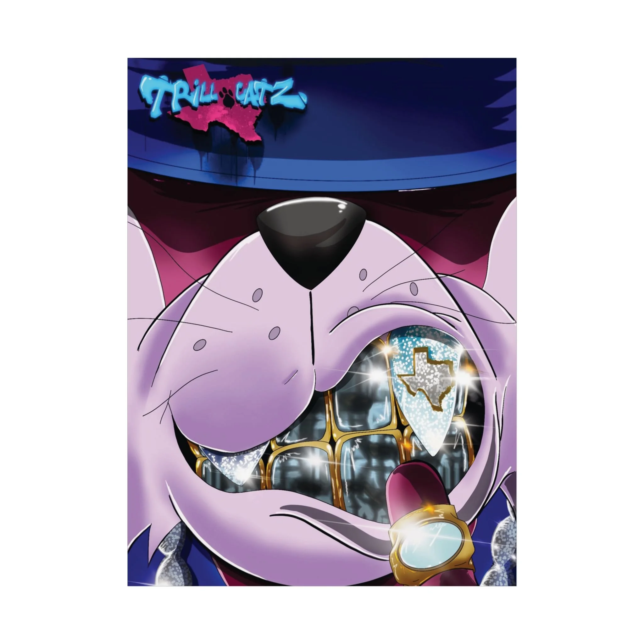 Trillcatz limited edition un framed poster