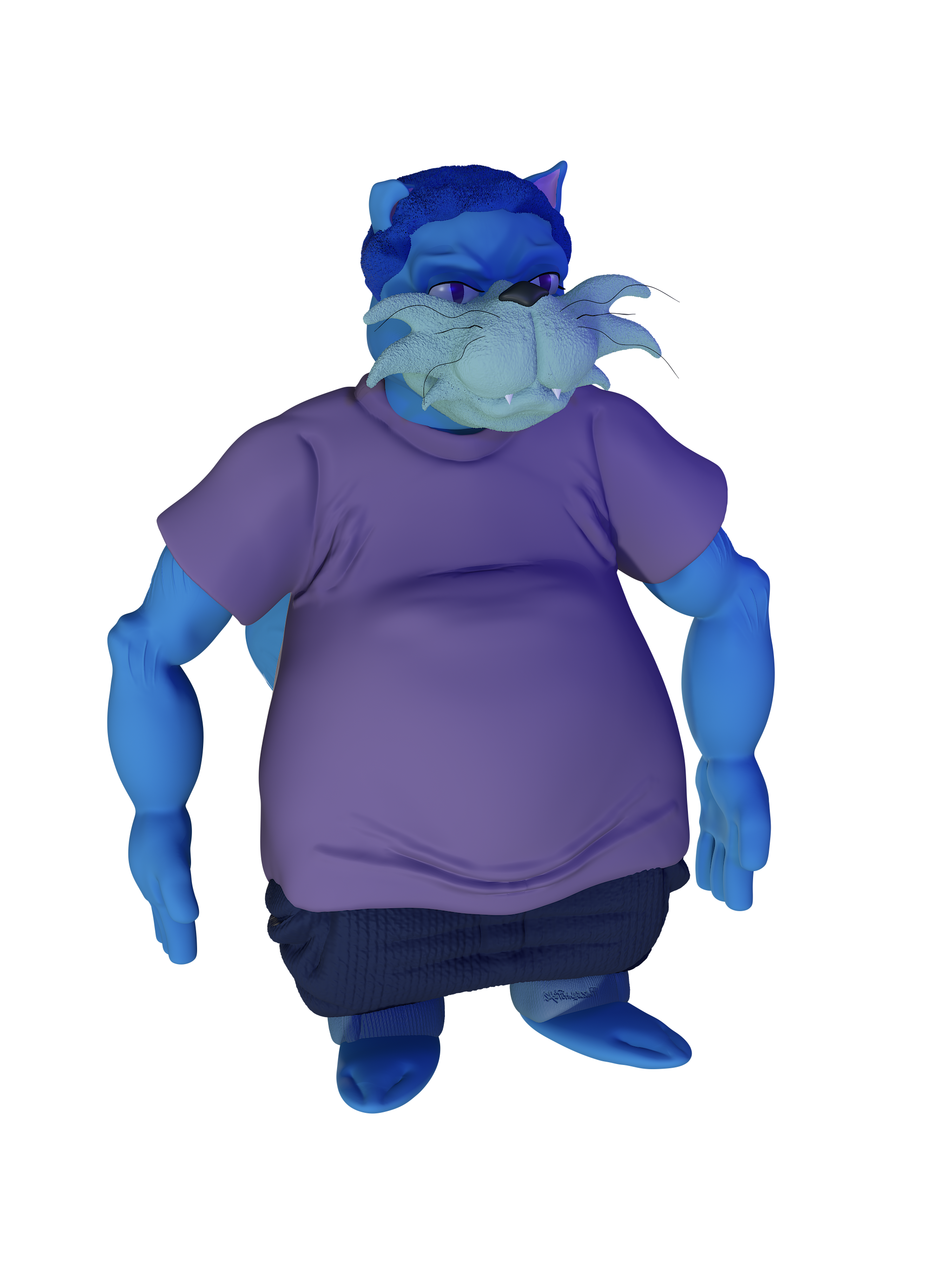 3d  model of Bigg pookie no jacket 2025