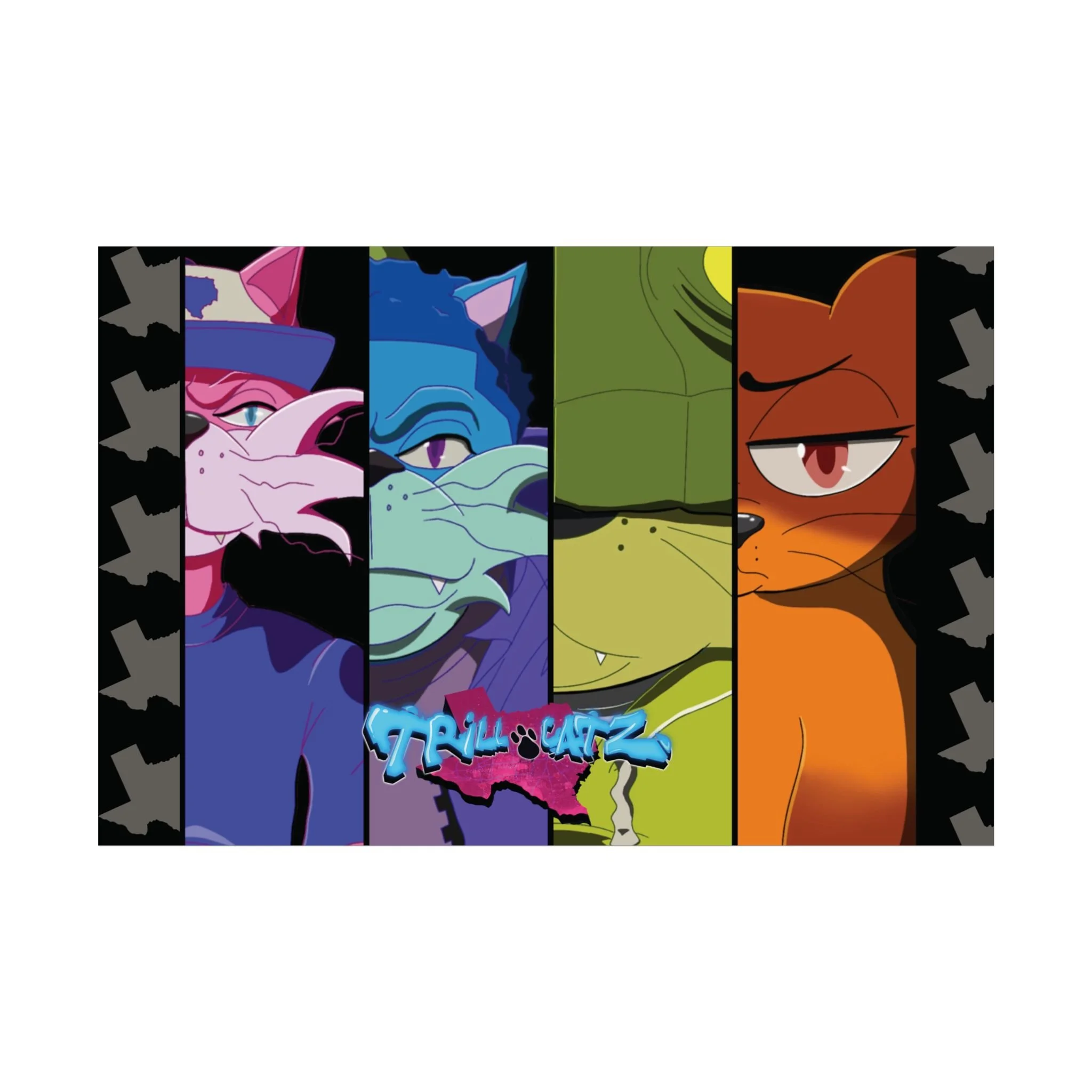 Trillcatz Animated Seriez un framed Poster