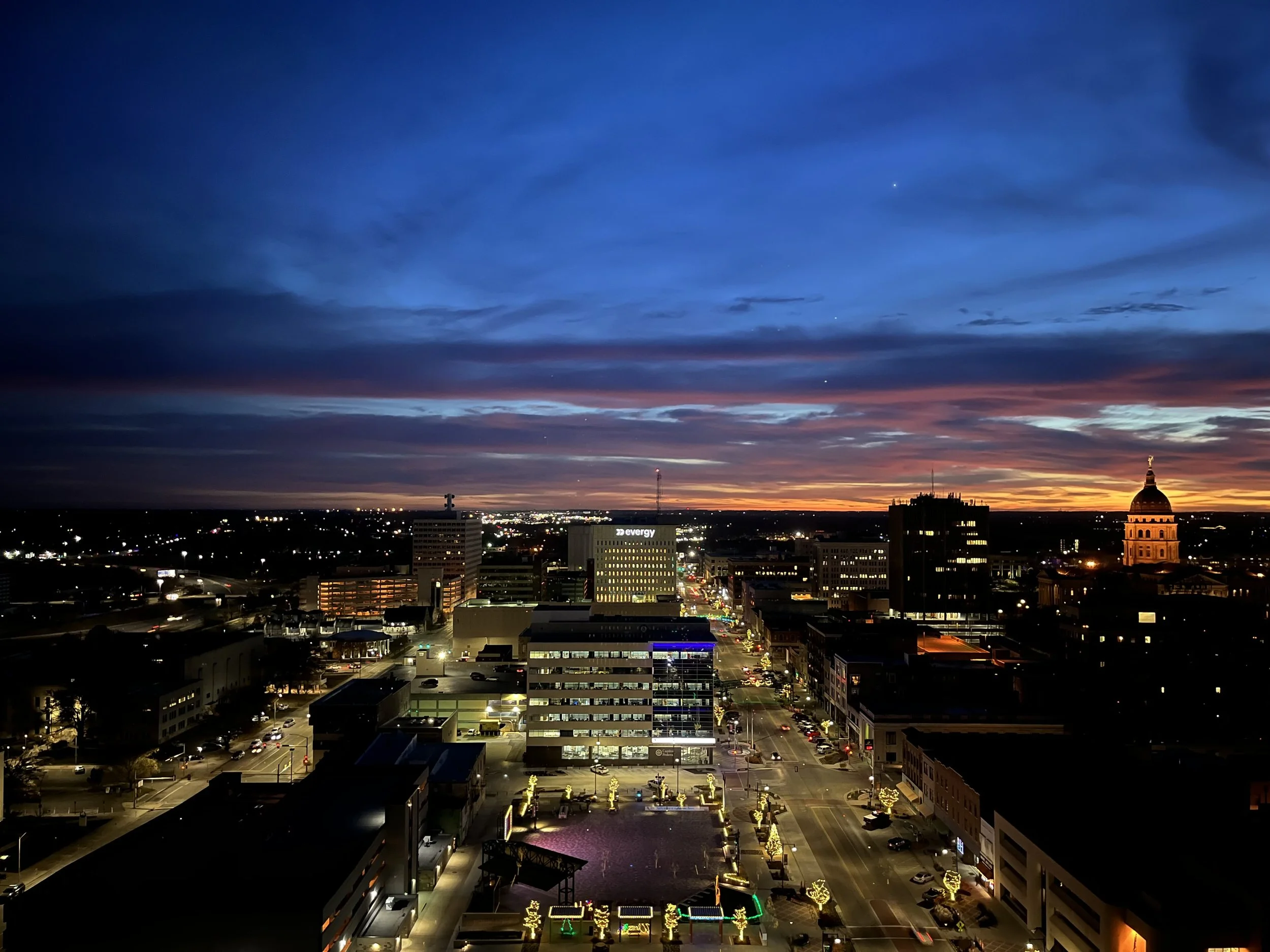 A Townsite Social night downtown