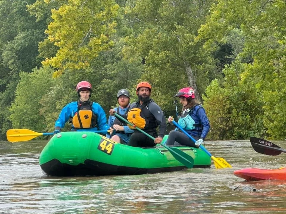 Rafters with Carlise paddles