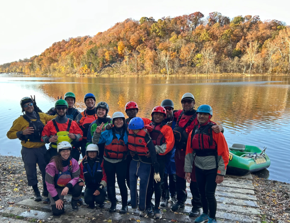 Community event with a group from Alexandria VA