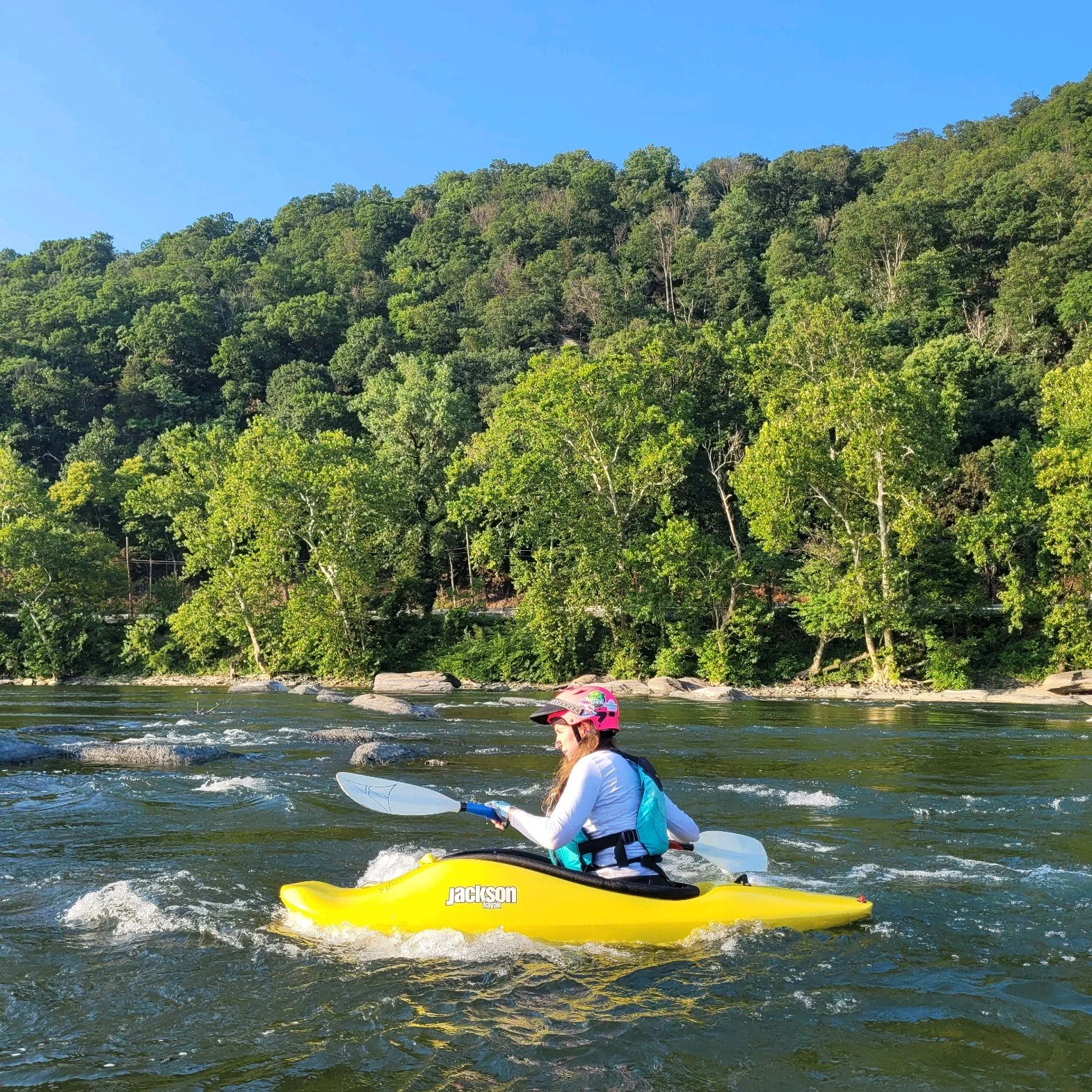 rudder stroke near the Chesapeake and Ohio canal C&O