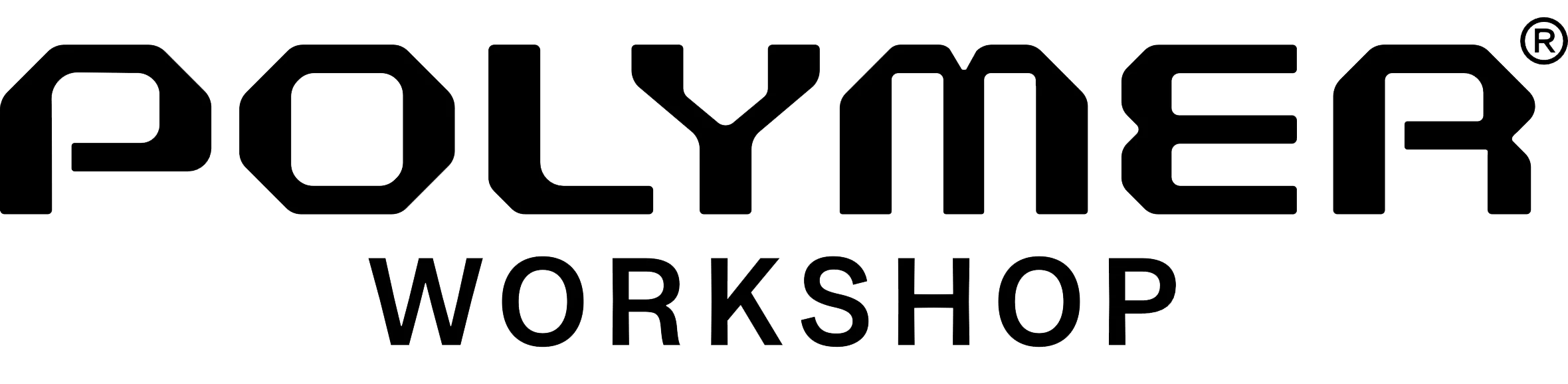 Black outline logo reads 'Polymer Workshop'.