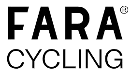 FARA Cycling logo in black with bold uppercase letters