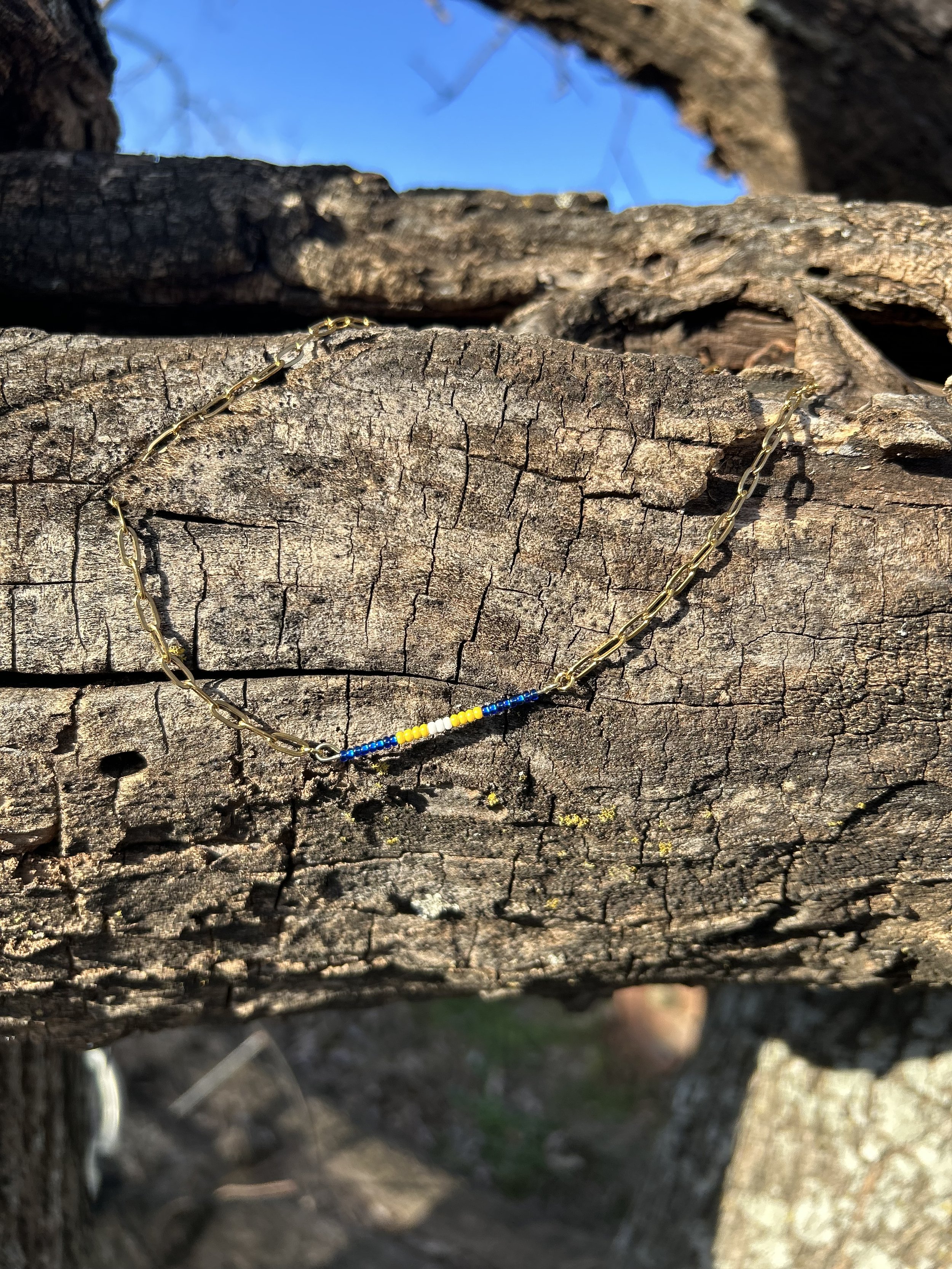 Storm Gold Bar Necklace