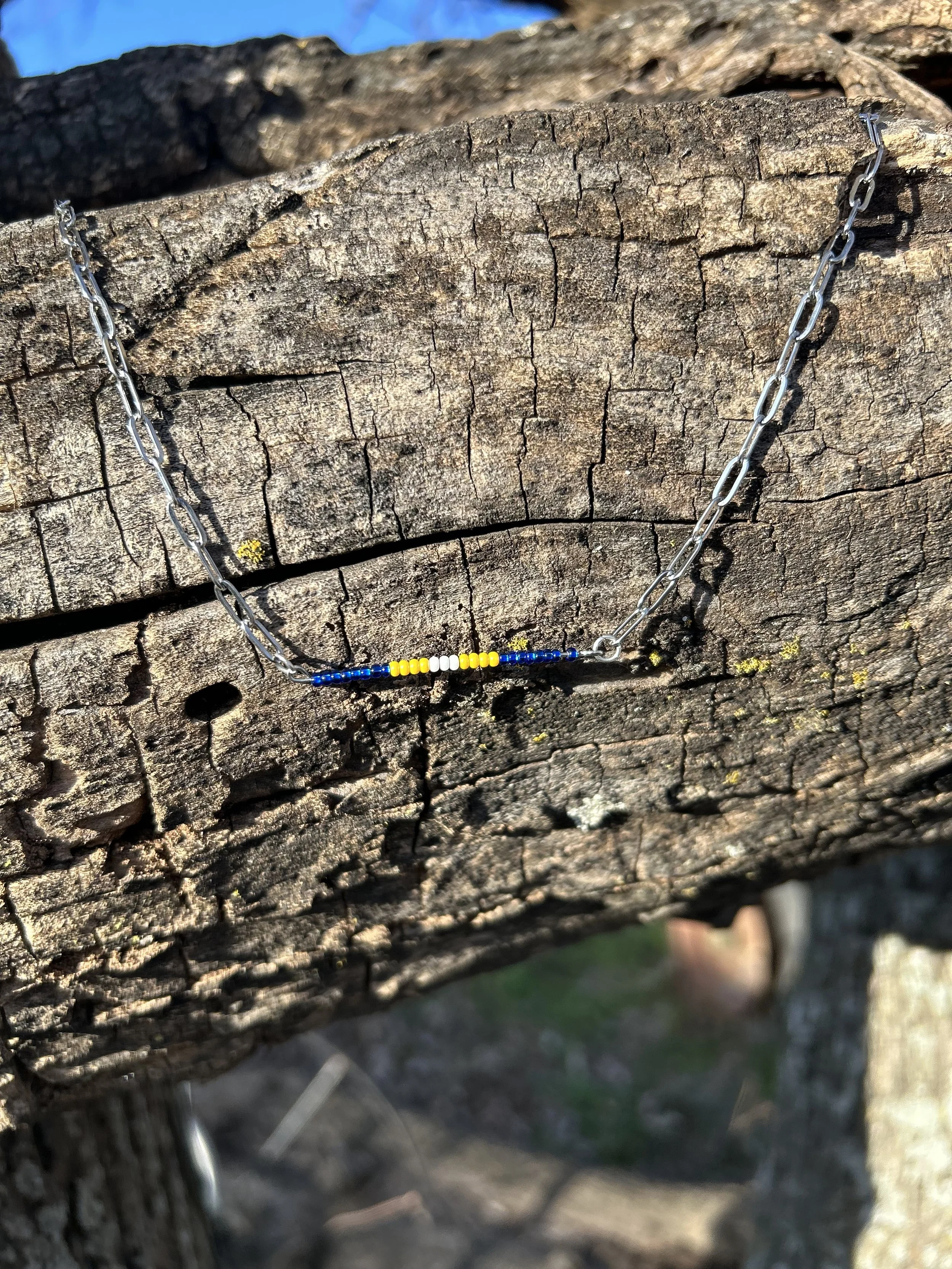 Storm Silver Bar Necklace