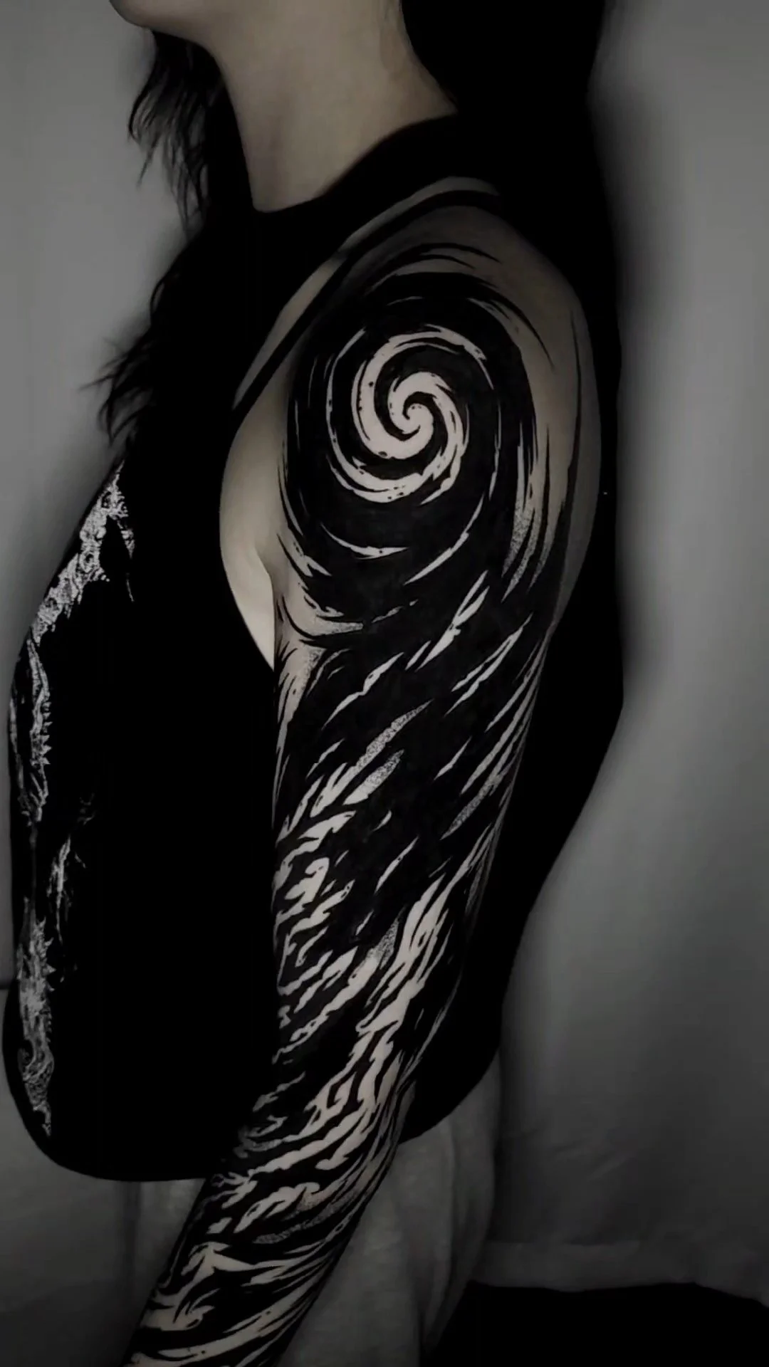 Freehand Blackwork Sleeve