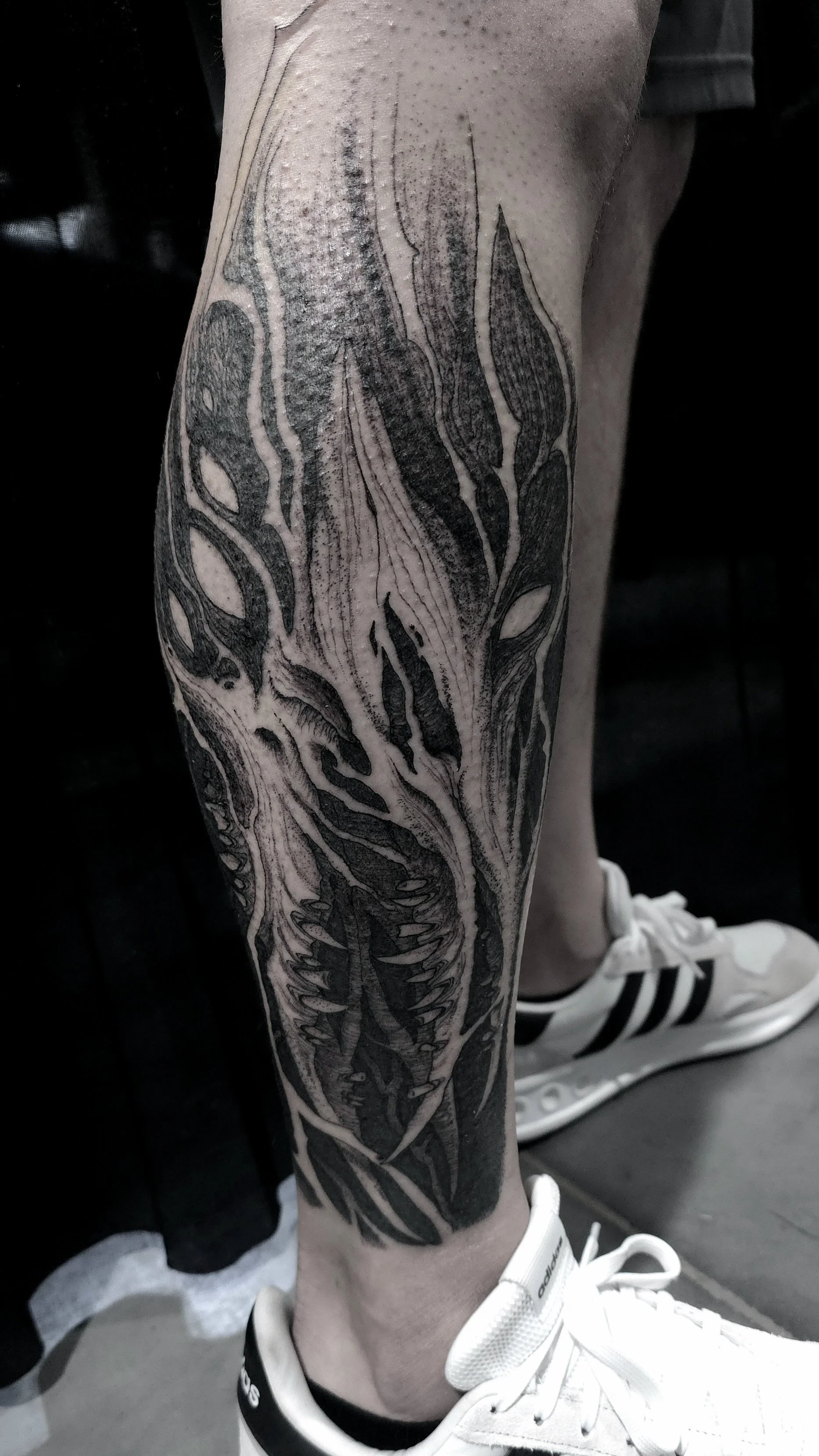 skull-tattoo-on-a-calf