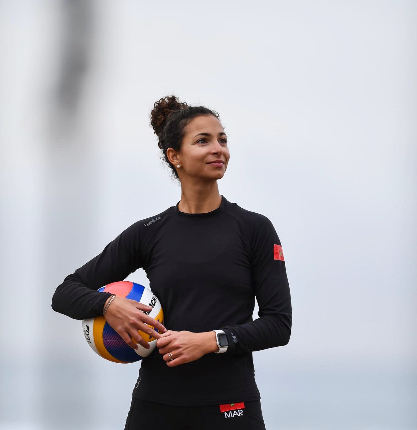 Nora Darrhar, professional beach volleyball athlete