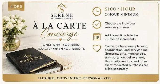 SERENE À La Carte Concierge