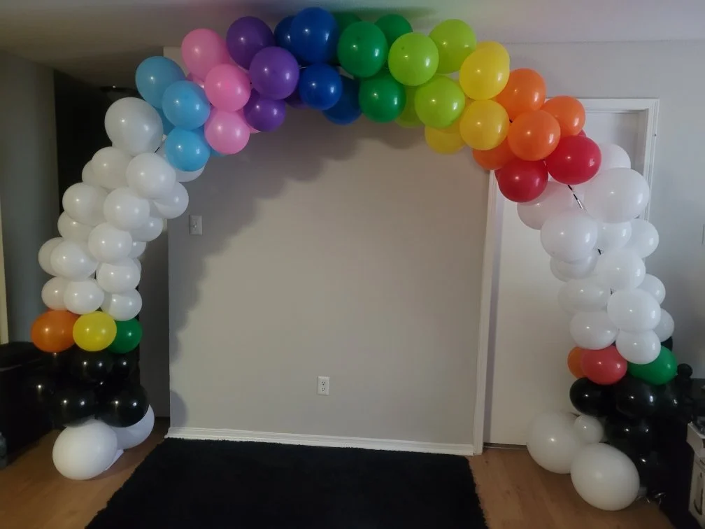 Serene Balloon Arch