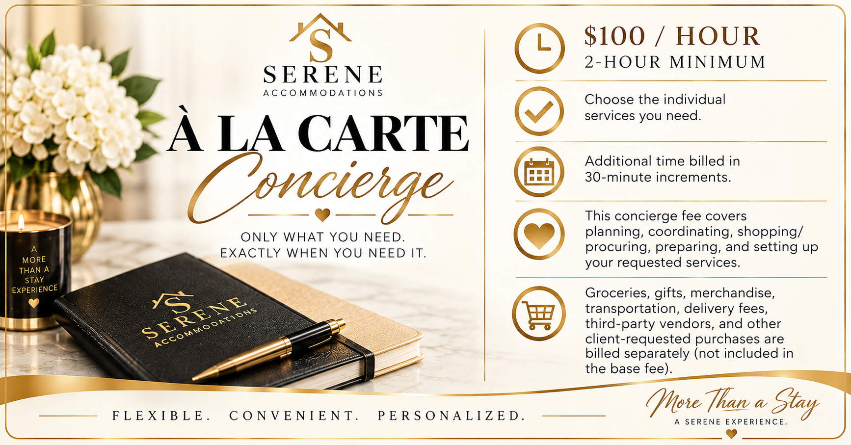 SERENE À La Carte Concierge