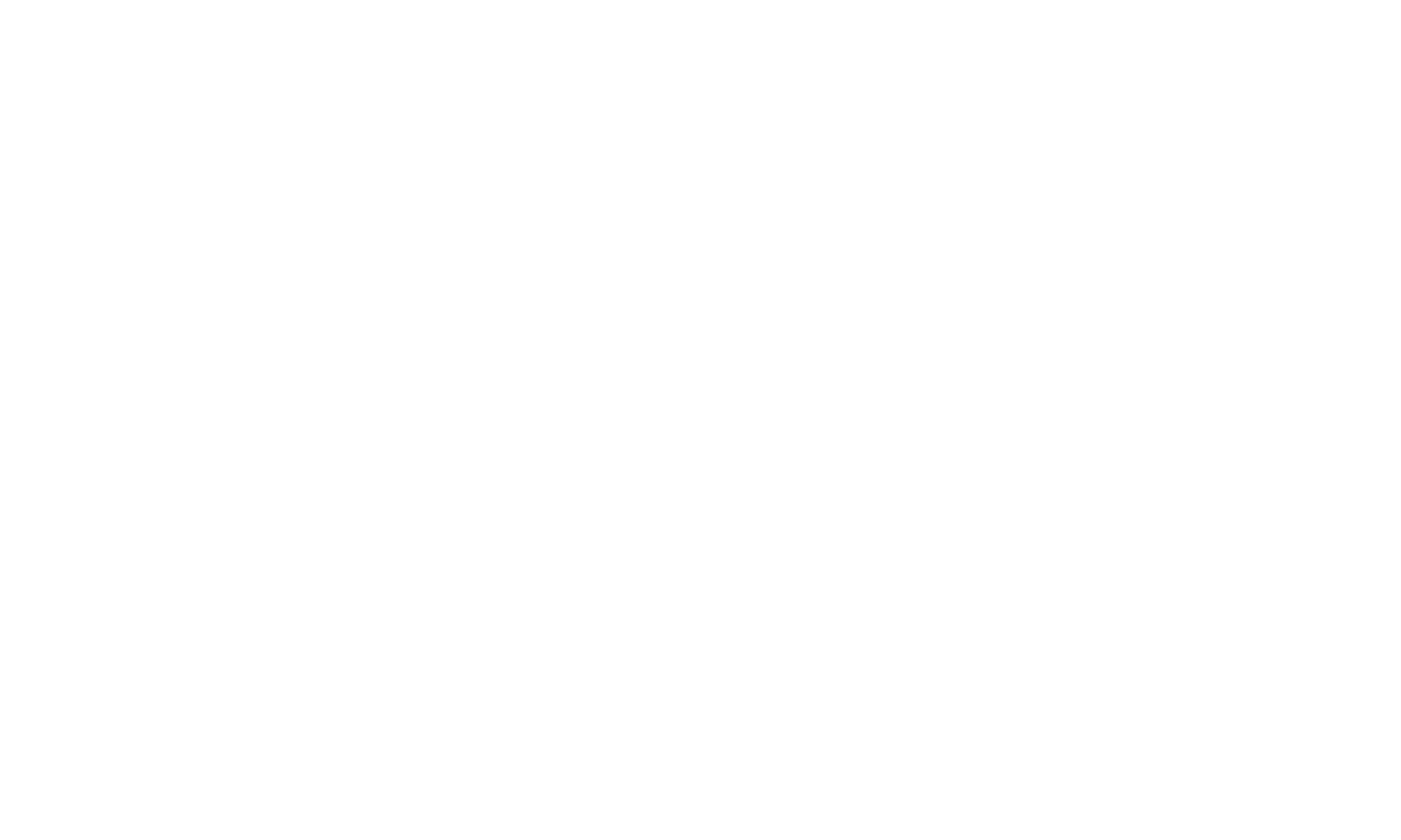 Black background with a white line drawing of a pizza cutter slicing through a stack of bricks.