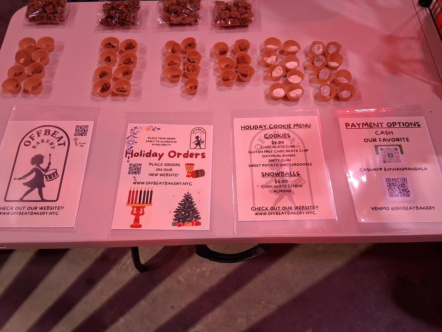 SUPER excited to be @zerowaste.nyc Sustainable Holiday Market!!! Head out to @brooklynrootscollective to check it out!! #vegancookies #sustainability