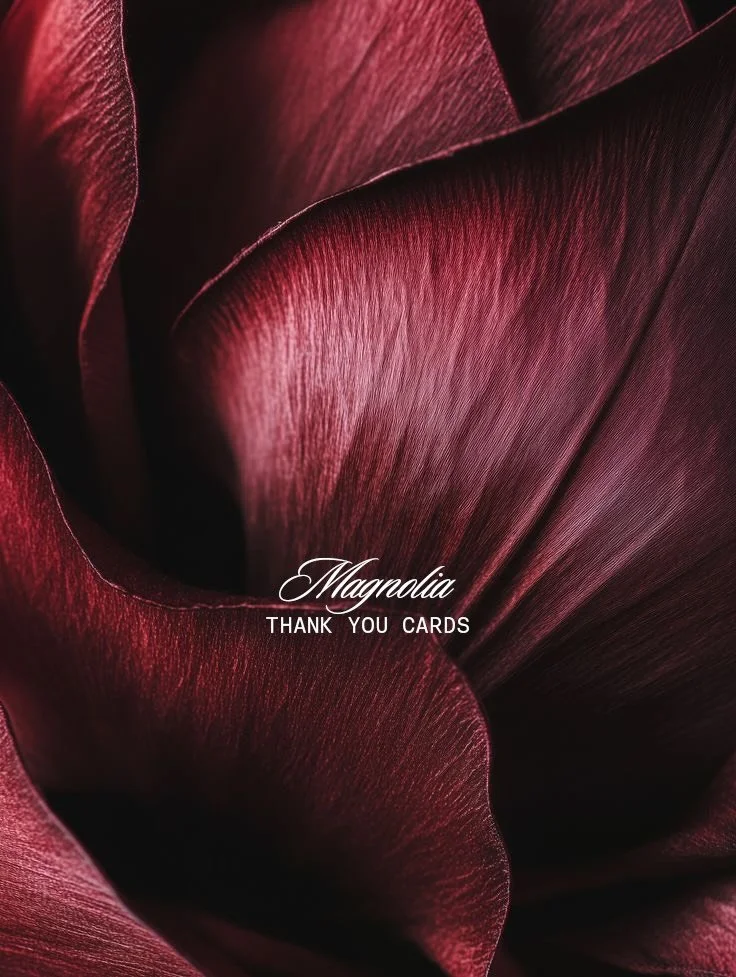 Magnolia - tarjetas de agradecimiento 
The Florist series
2026
#stationery #modernstationery #designstudio #design