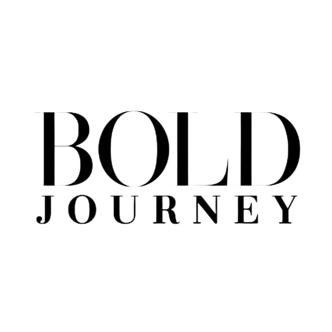 Bold Journey logo with the words 'BOLD JOURNEY' in black text on a white background.