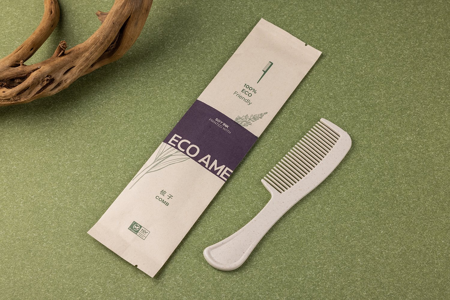 CM005｜カラー：アイボリー（粒入り）｜環境配慮型（PP〔ポリプロピレン〕＋稲殻配合）｜全長15cm｜約11.6g/本｜紙スリーブ個包装（印刷対応可）