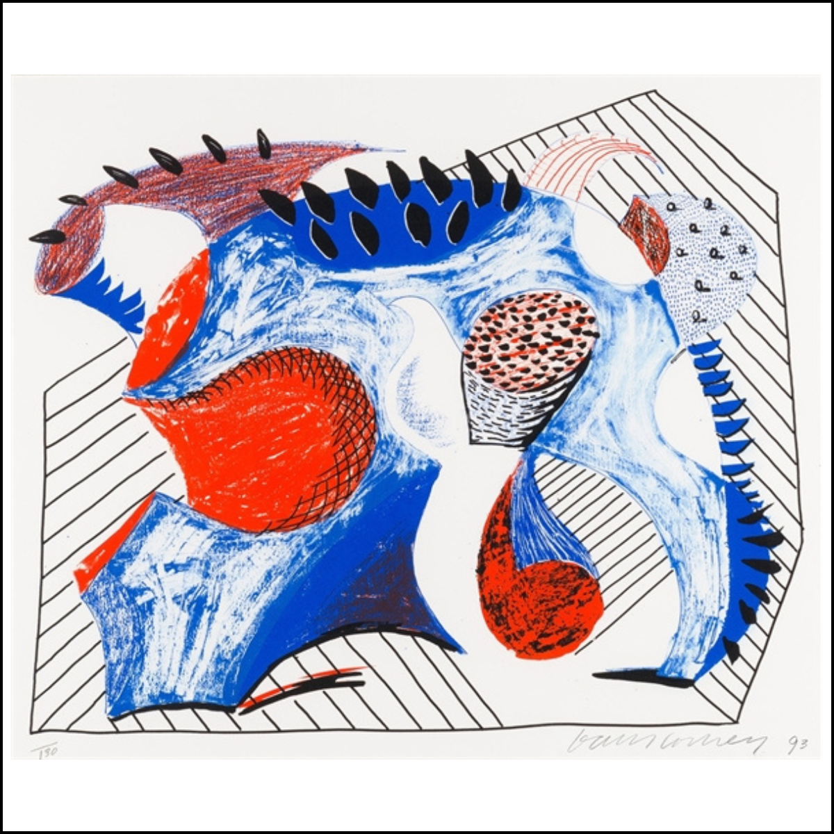 Untitled for Joel Wachs by David Hockney