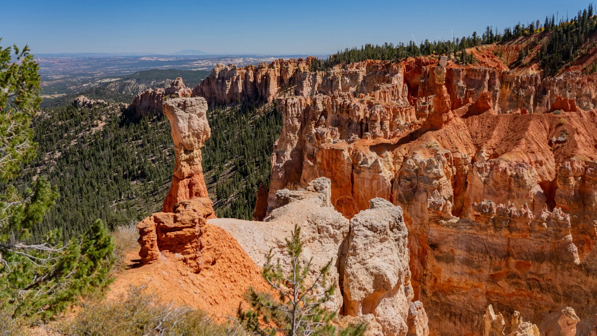 The "Hunter" hoodoo formation at Agua Canyon Overlook in Bryce Canyon National Park, Utah.