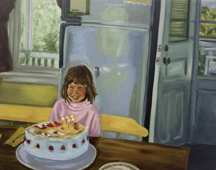 Clara Wallace, 2026, Kimmy, Oil on Canvas, 11 x 14"