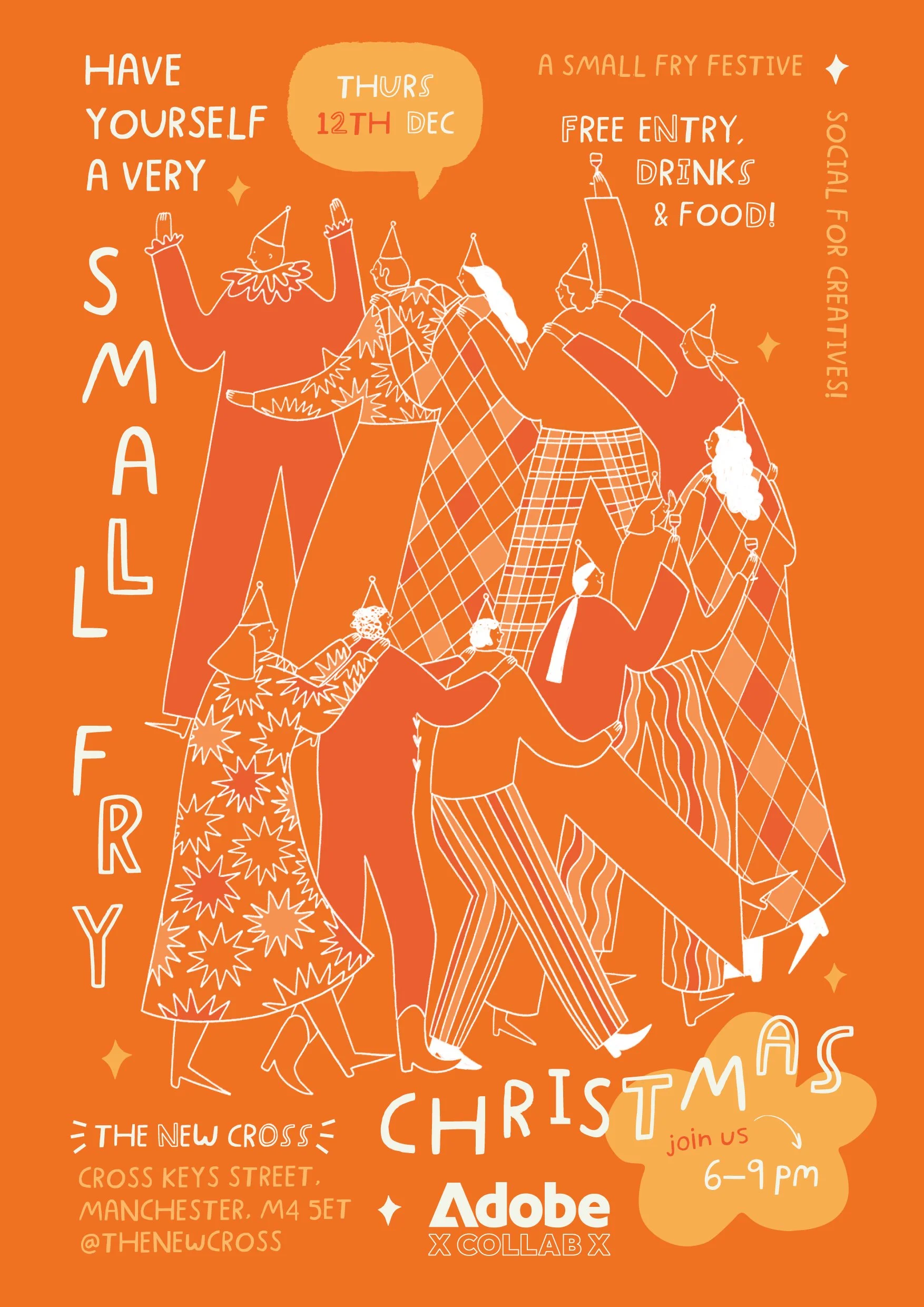 Small Fry Christmas Social Poster