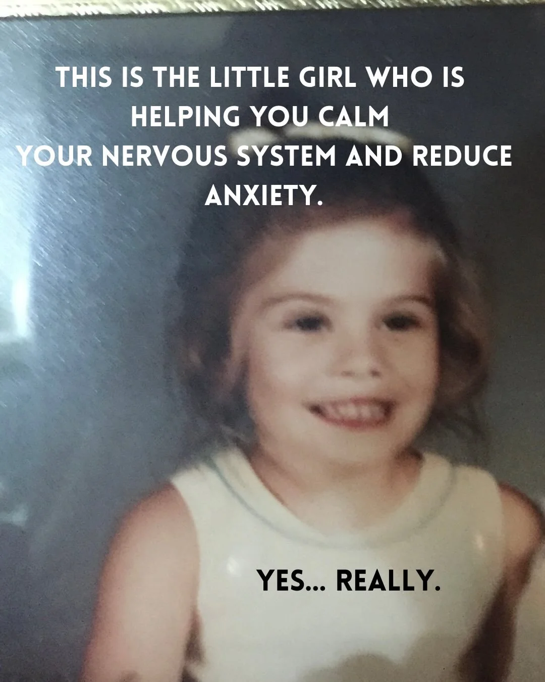 This little girl had no idea what a nervous system was.

She didn&rsquo;t know about mineral imbalances.
She didn&rsquo;t know certain genes can make anxiety worse.
She definitely didn&rsquo;t know she&rsquo;d grow up talking about peptides and cellu