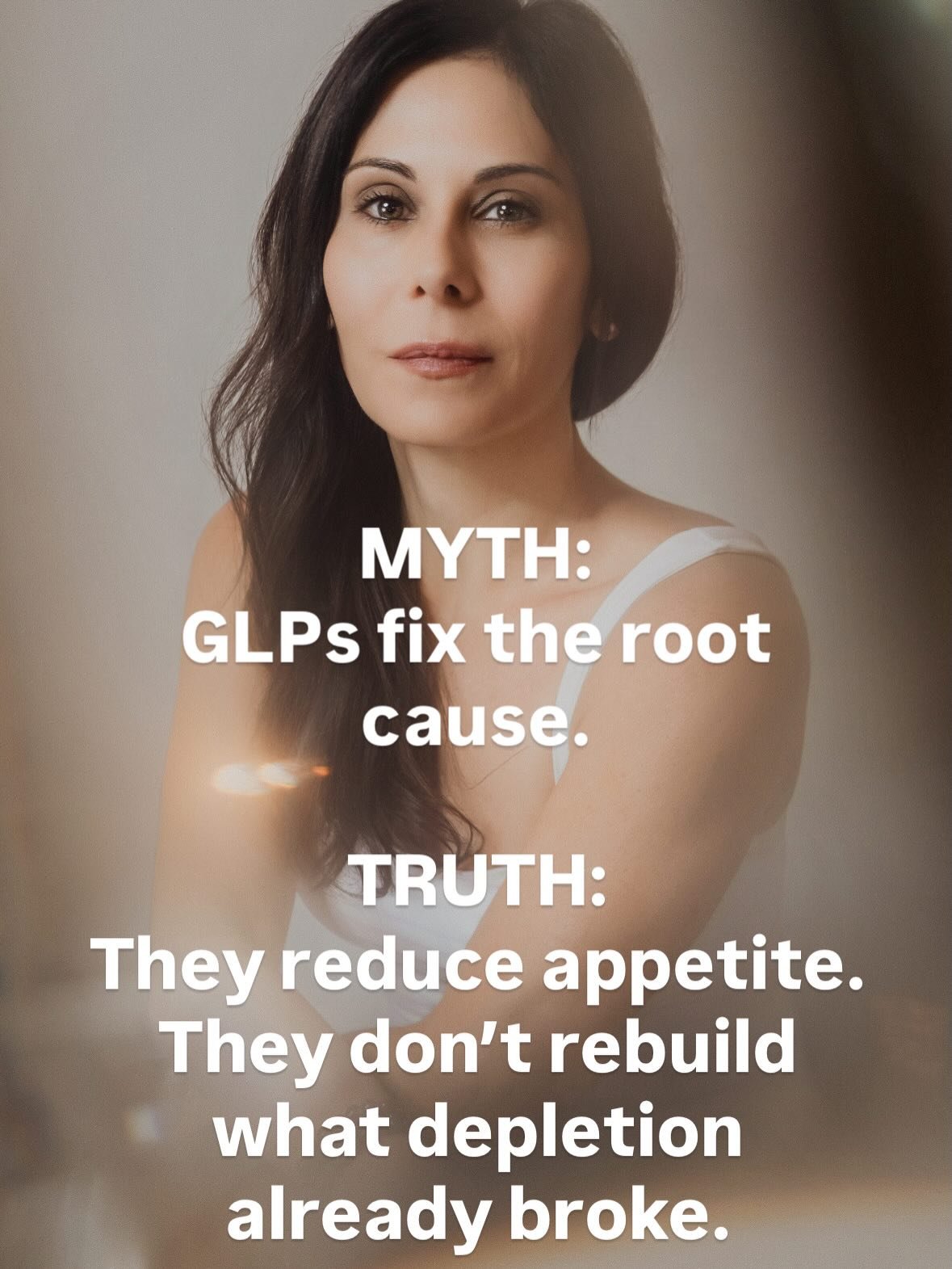 Everyone&rsquo;s talking about the GLPs. 
They are everywhere &mdash; and I get it. 
When you&rsquo;re exhausted, inflamed, and nothing else has worked, a tool that curbs appetite and moves the scale sounds like relief.

And here&rsquo;s the truth: Y